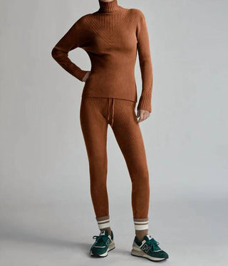 Varley - Legging Malha Costela Mocado