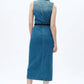 Bayeas - Julia Cardigan Relaxed Fit Denim Dress