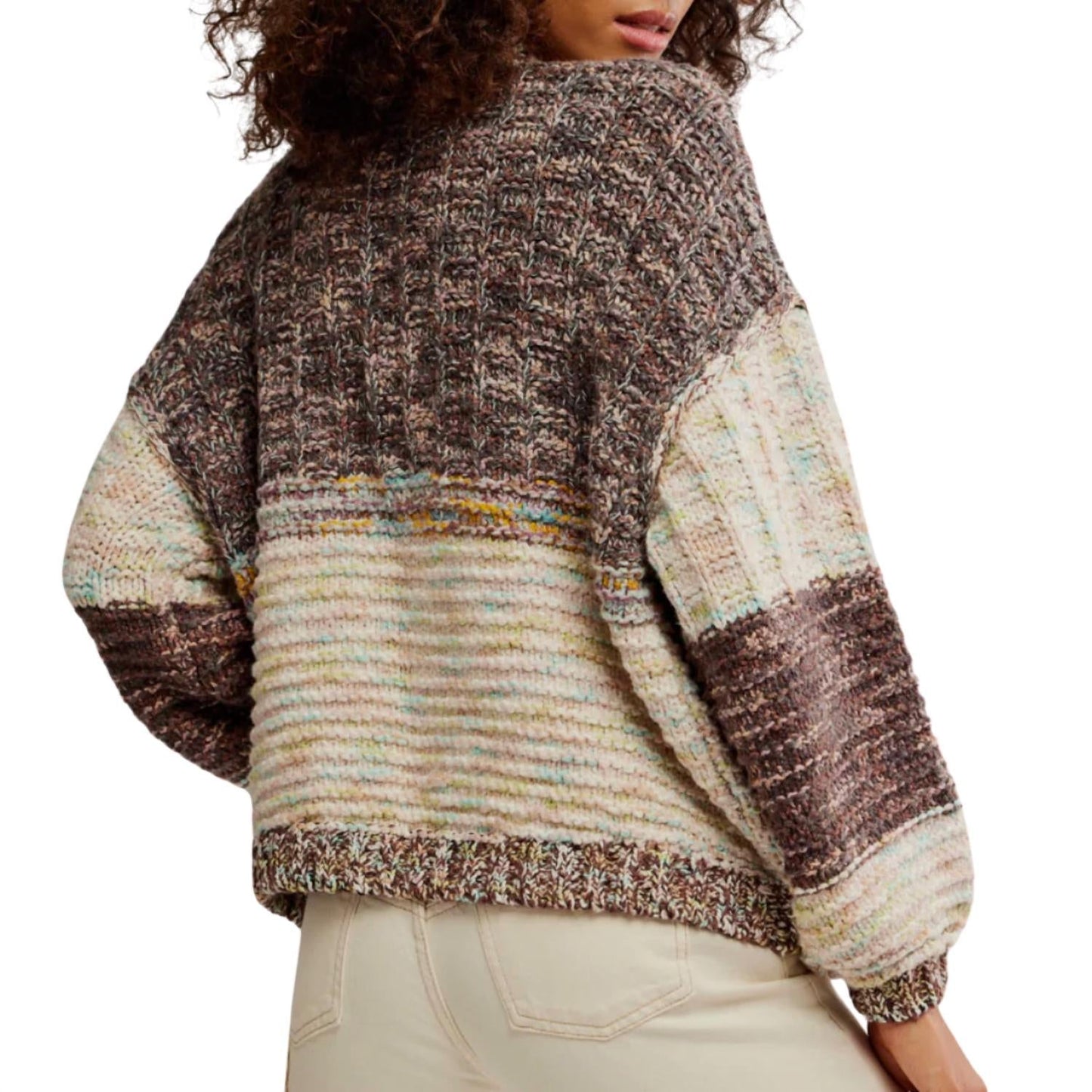 Free People - Isabella Colorblock Cardigan