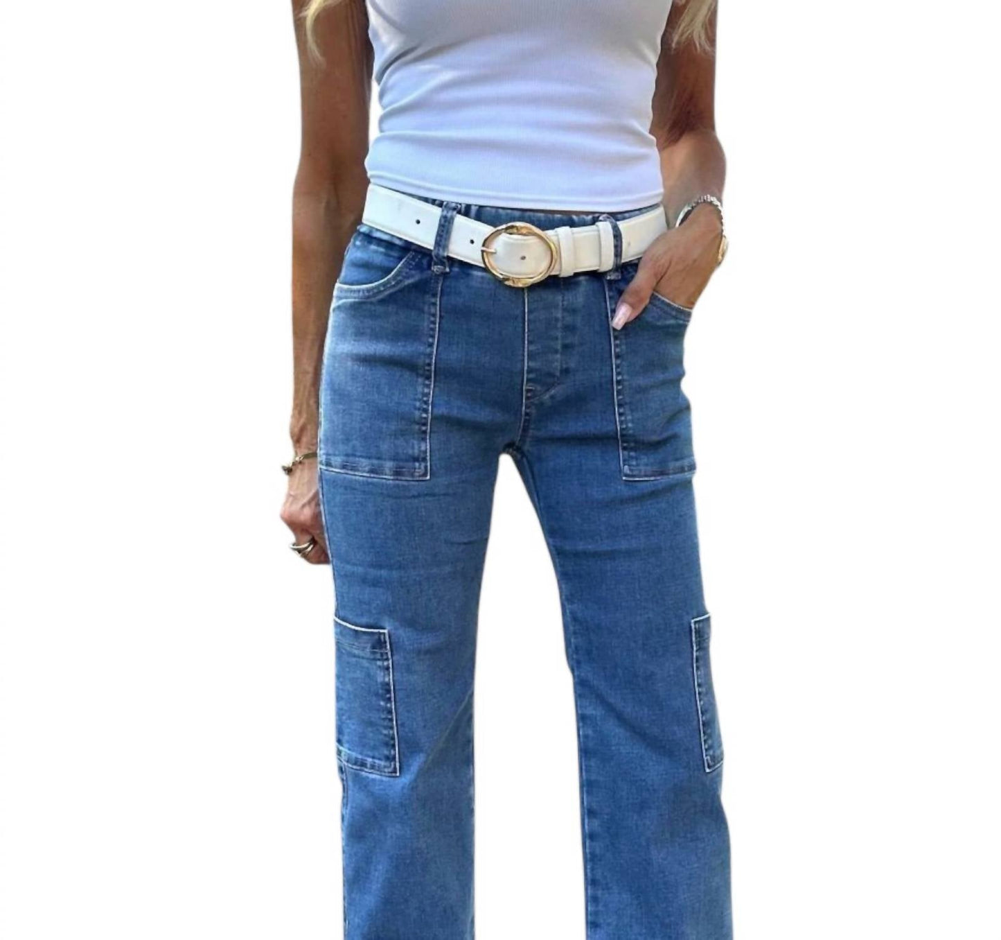 Bevy Flog - Rose Cargo Pants