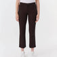 Atm - LEATHER CROPPED FLARE PANT