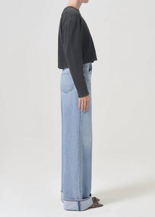 Agolde - Camiseta Mason Crop