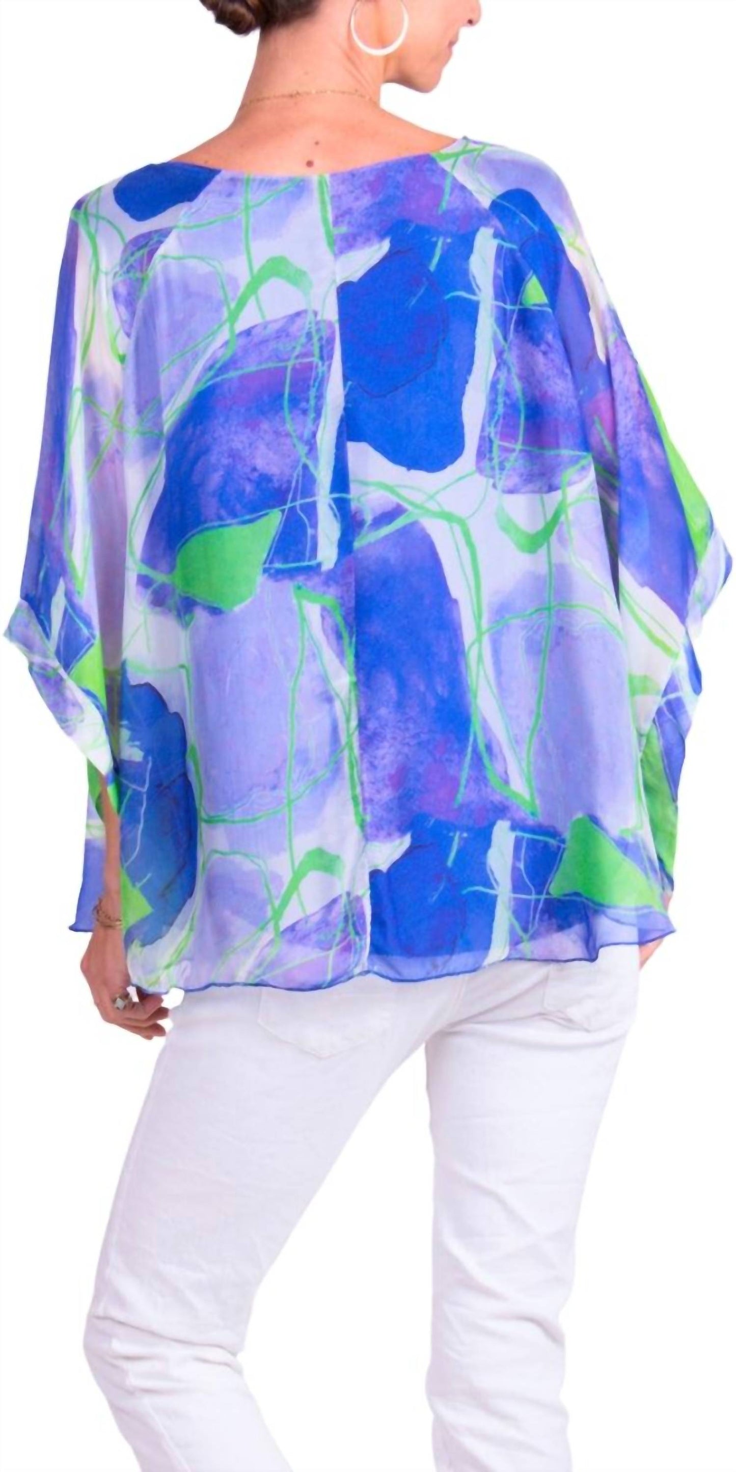 Gigi Moda - Coletta Abstract Silk Top