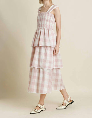 Aureum - Gingham Midi Dress