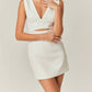 Endless Rose - Cutout V-neck Mini Dress