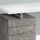 Computer Desk Left Right Set-Up Storage Drawers For Home Office