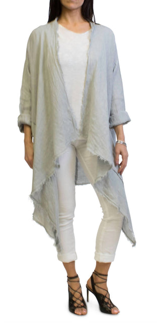 Gigi Moda - Aisha Linen Long Sleeve Cardigan
