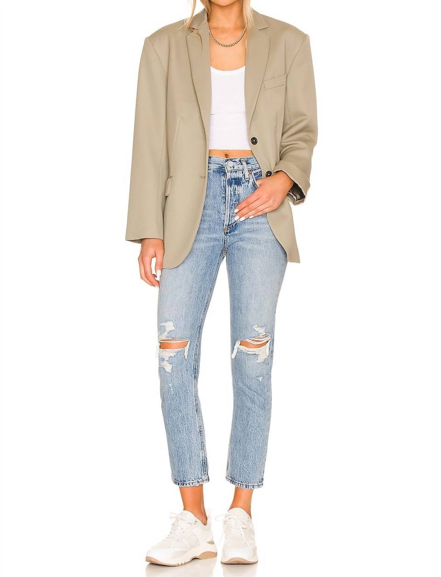 Agolde - RILEY HIGH RISE STRAIGHT CROP JEAN