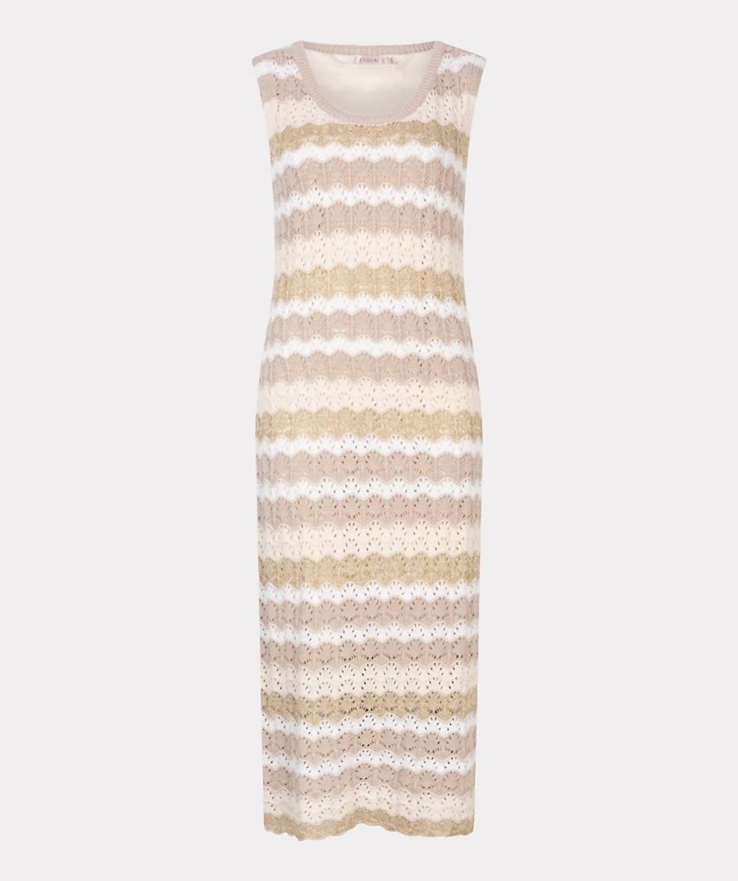 Esqualo - Ajour Stripe Knit Dress