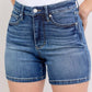 Judy Blue - Tummy Control Mid Rise Shorts