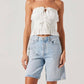 Astr - Biffy Smocked Tube Top