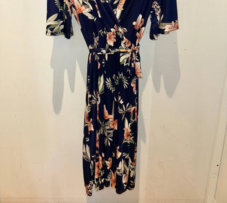 Chris & Carol - Women's Floral Wrap Dress - Plus
