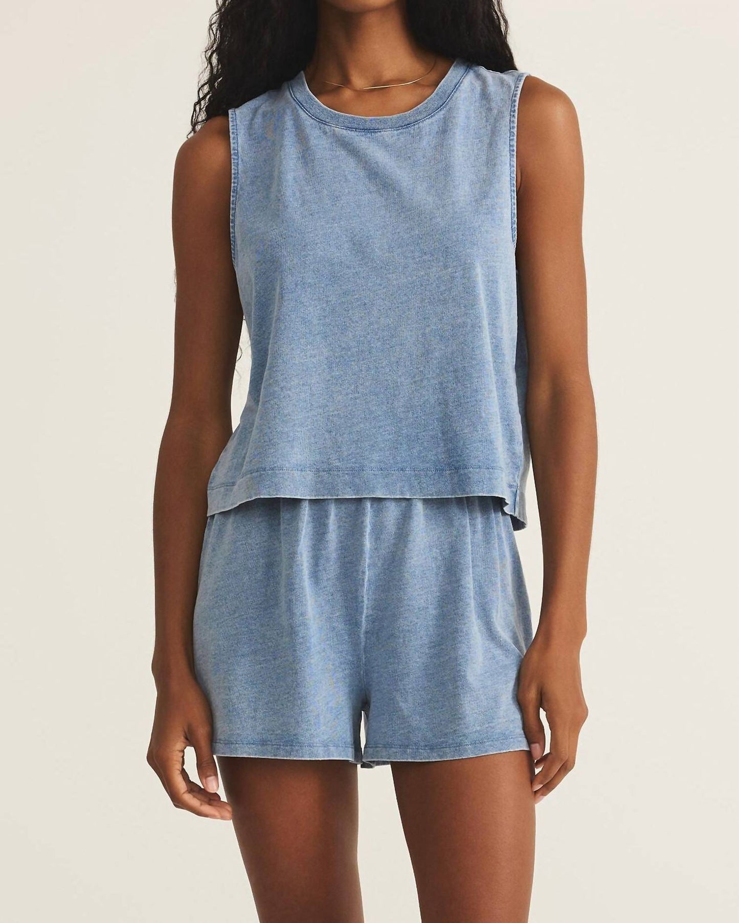 Z Supply - Scout Jersey Denim Shorts