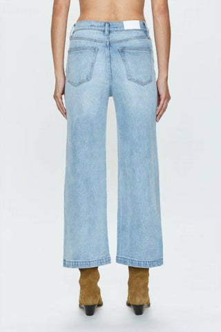 Pistola - Calça Jeans Crop Lana de Cintura Alta