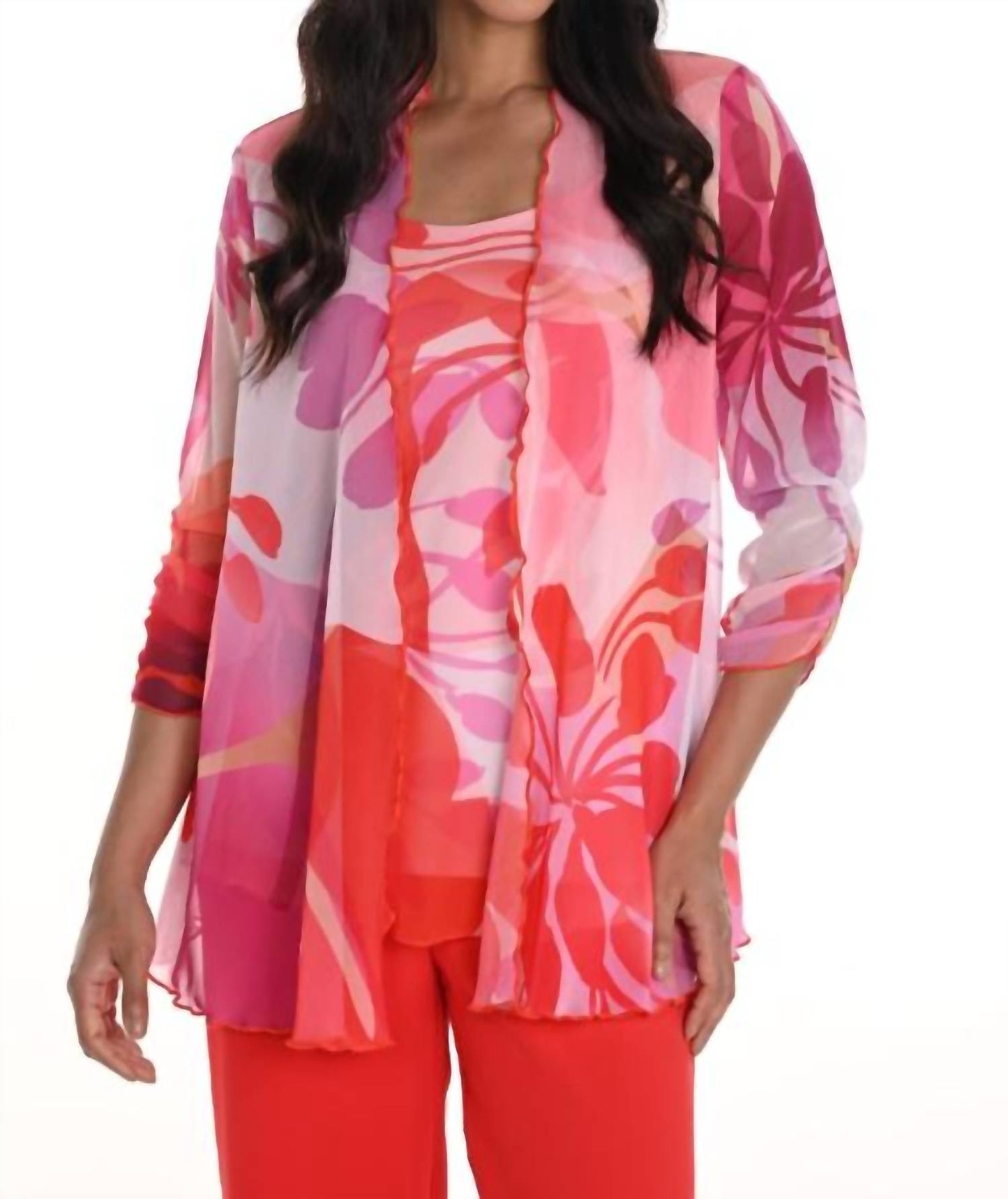 Frank Lyman - 256205 - Floral Lightweight Jacket