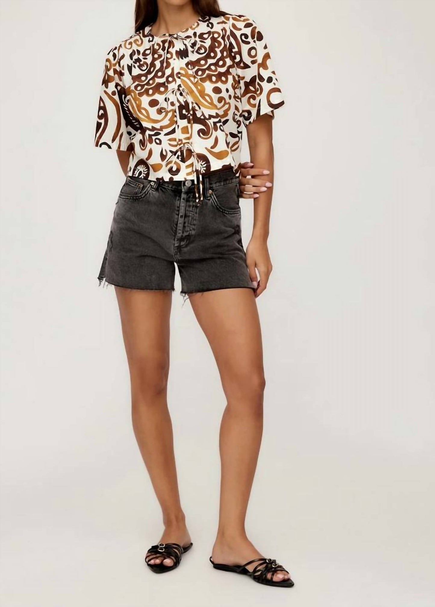 Fifteen Twenty - Nadine Semi Crop Top