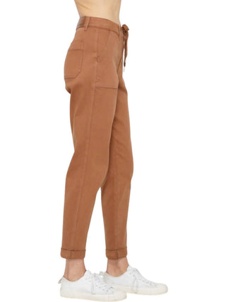 Judy Blue - Calça jogger de cintura alta com punho tingido