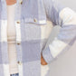 Hem & Thread - Be There For You Check Pattern Shacket Sweater