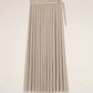 Ami - Long Pleated Skirt