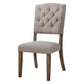 Bernard Weathered Side Chair Set of 2