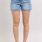 Judy Blue - High Rise Denim Trouser Shorts