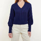 &Isla - Anna Cable V-neck Sweater