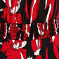 Boutique Moschino - Pussy-Bow Floral-Print Jersey Jumpsuit