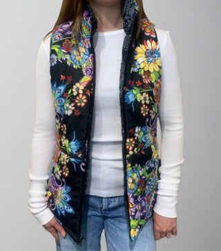 Johnny Was - Braemar Puffer Vest (Reversível)