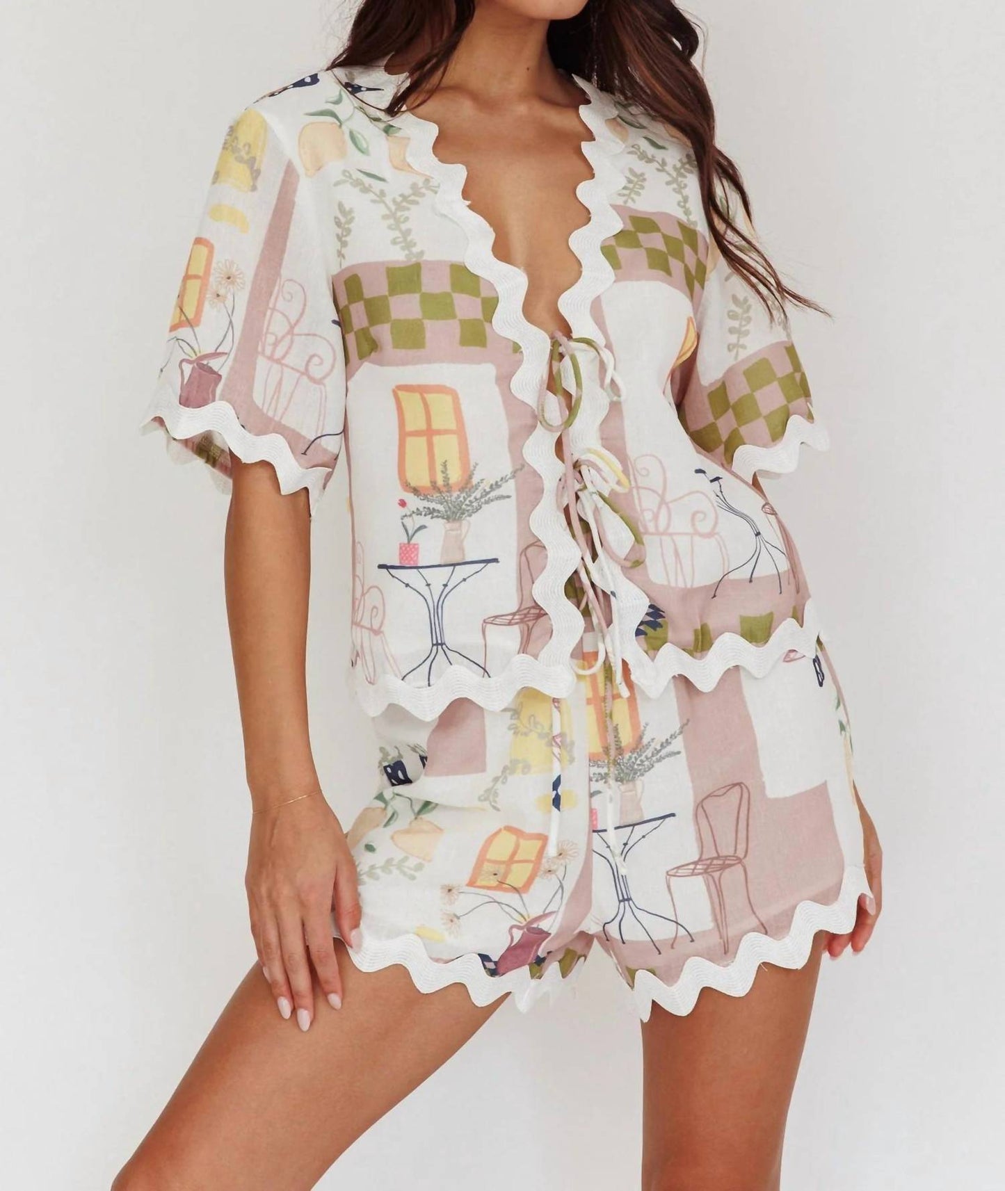 One And Only Collective - Maelis Tie Top