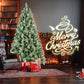 8 Ft The Full-Bodied Pre-Decorated Pinecone Christmas Tree