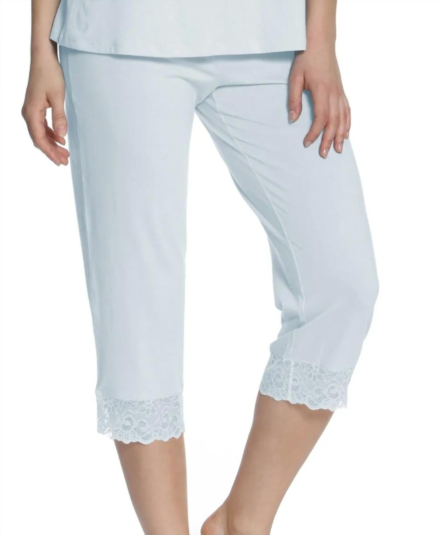 Twelve Eighty Eight - Amber Short Sleeve Cropped Pant Pajama Set