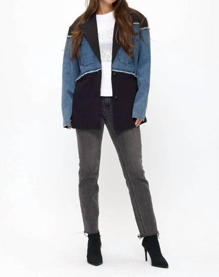 Coalition La - Blazer Joanne Denim Accent Statement