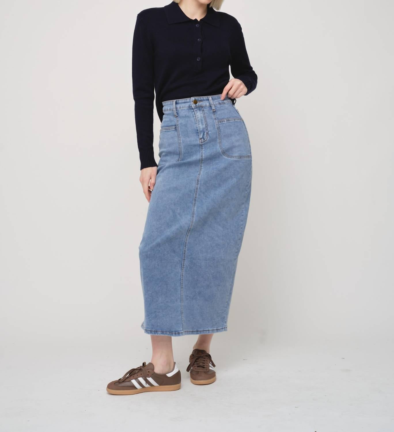 Recollection Brand - Knit Polo Top