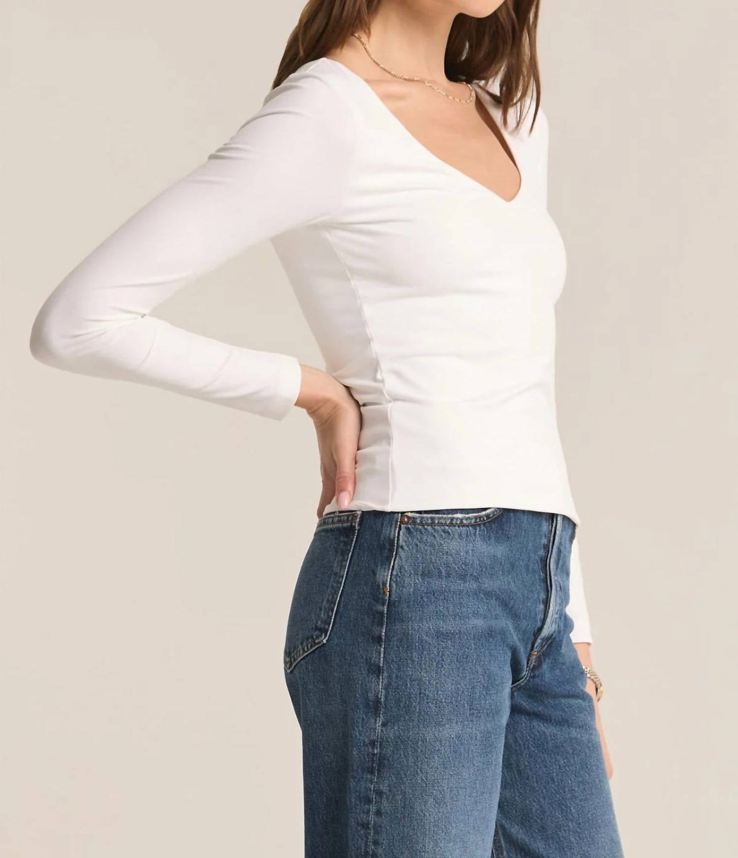 Z Supply - Avala Long Sleeve So Smooth Top