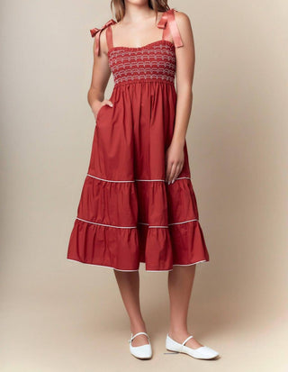 Fantastic Fawn - Sammy Smocked Dress