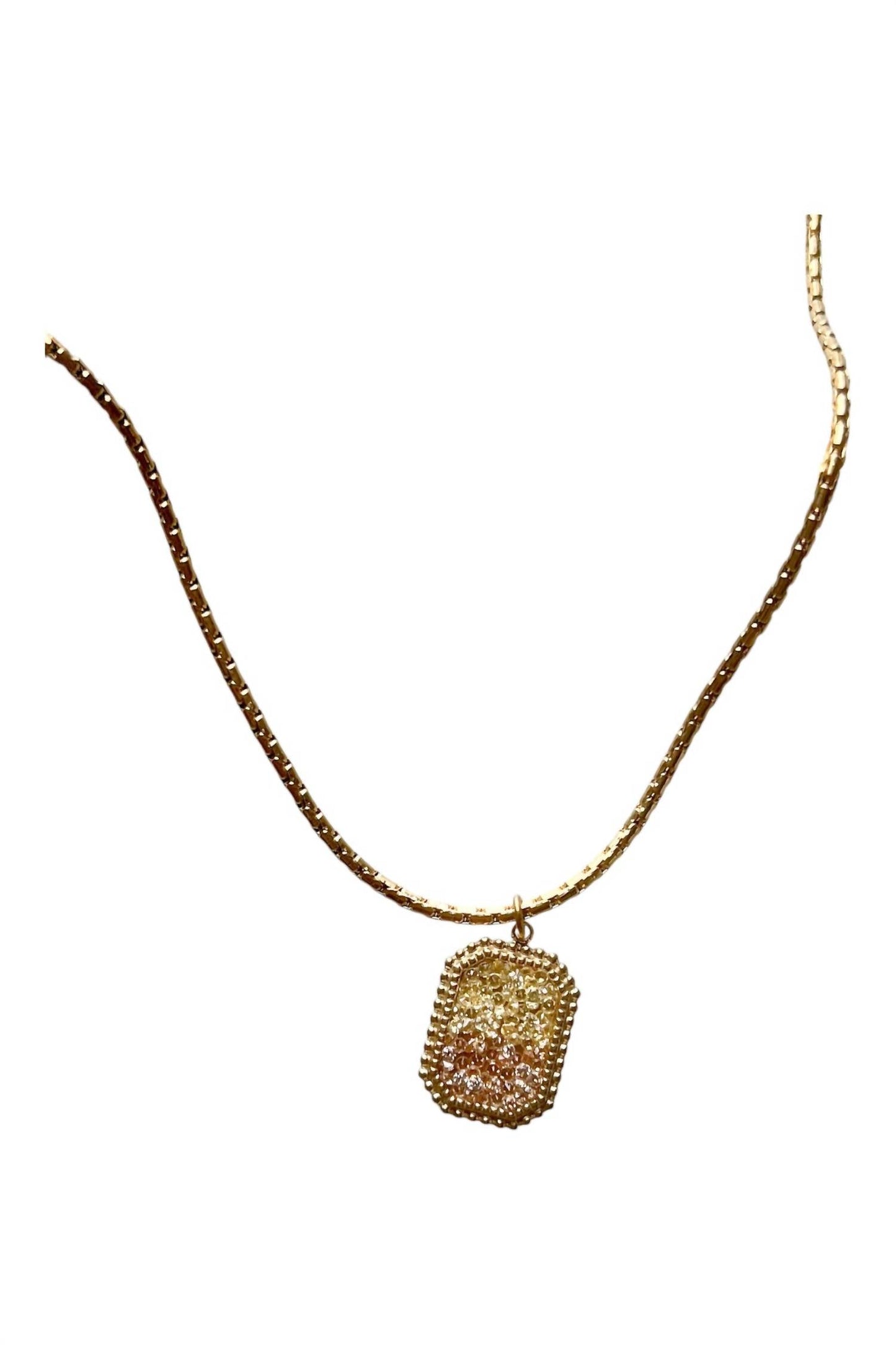 Beljoy - Women's Lottie Crystal Pendant Necklace