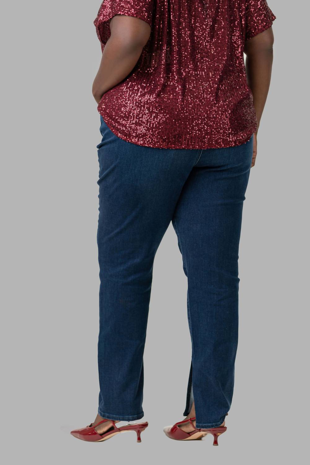 Nydj - Plus - Alina High Rise Button Fly Jeans