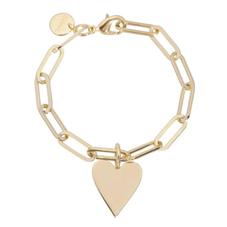 Eklexic - Pulseira feminina média Helena e grande com corrente alongada