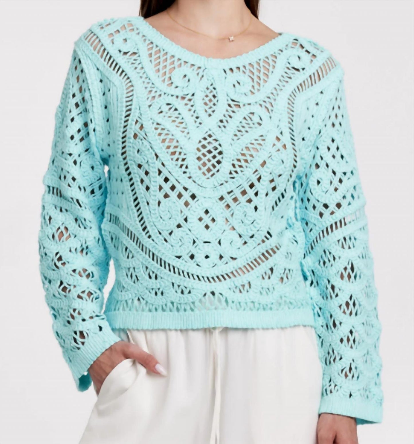 Another Love - Amalina Crochet Top