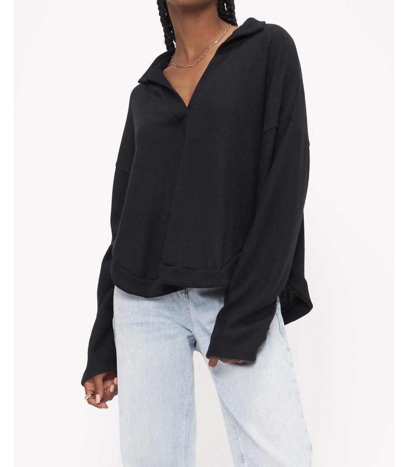 Project Social T - EMELIE COZY LONGSLEEVE TOP