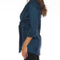 Joseph Ribkoff - Knot Front Taffeta Cover-up Jacket