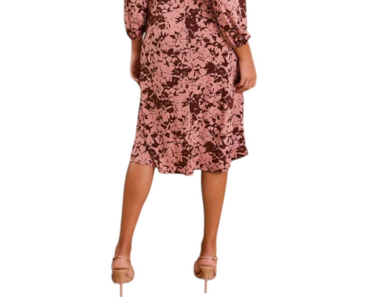 Gilli - Faux Wrap Midi Dress