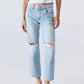 Amo - Billie Cropped Straight Leg Jean