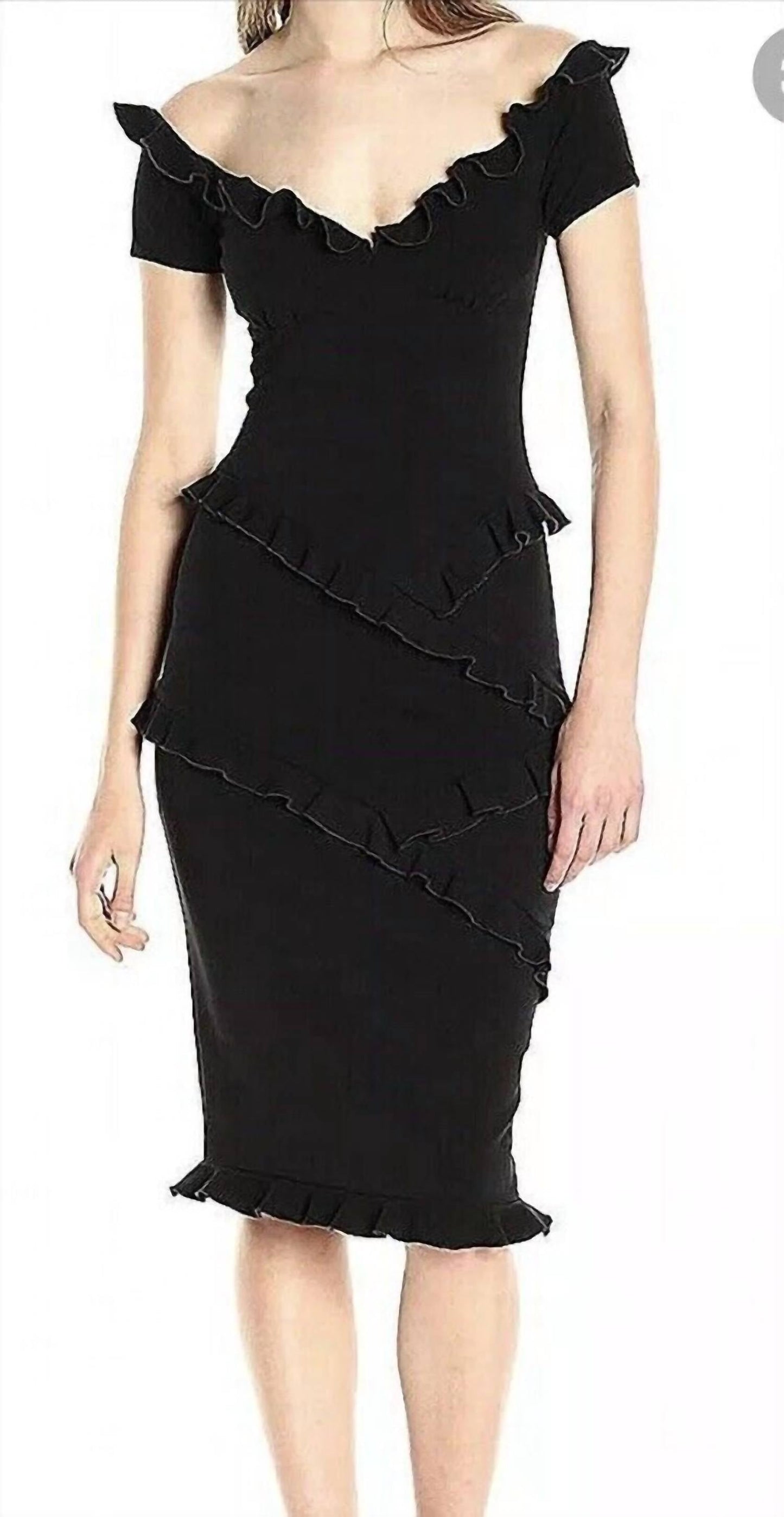 Nicole Miller - Ruffled Demi Dress