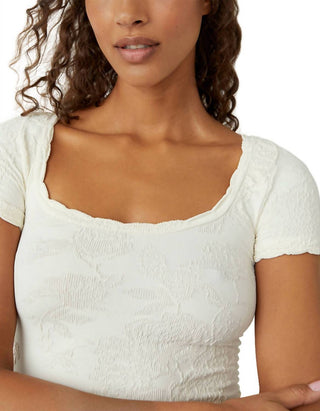 Free People - Camiseta sem costura SEND LOVE