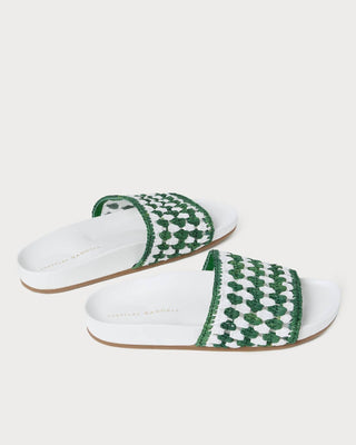 Loeffler Randall - Women's Crochet Raffia Sandal