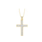 Aamiaa - Women's Natural Diamond Cross Pendant