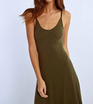 Molly Bracken - Vestido longo de malha evasê