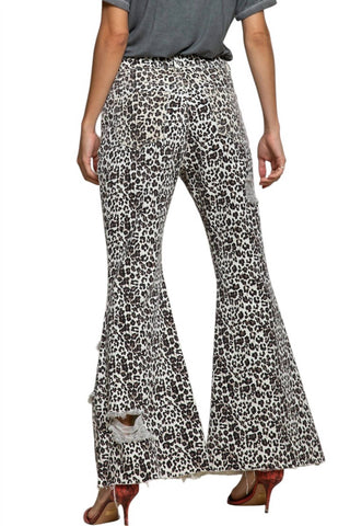 Pol - Calça Estampa Leopardo