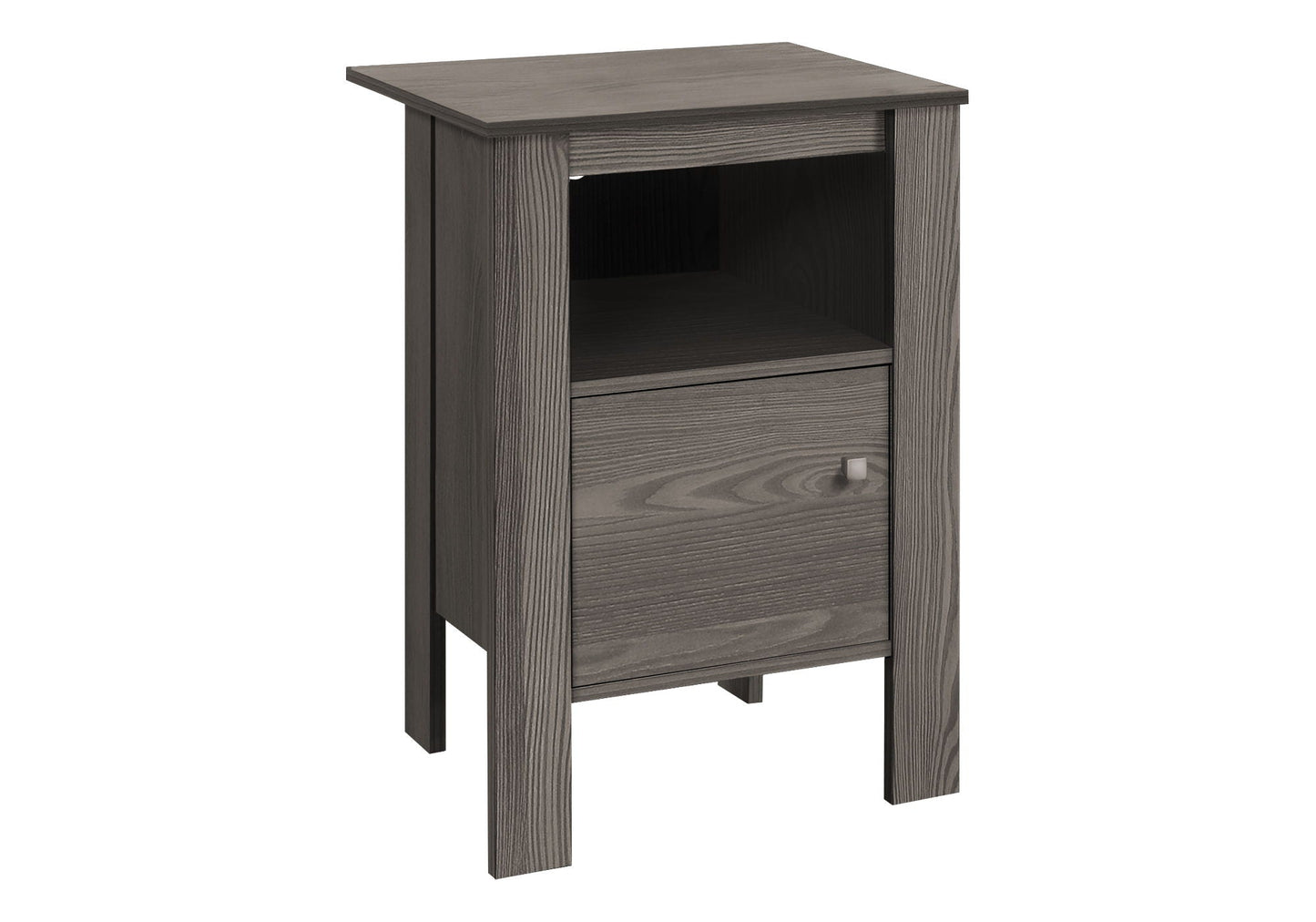 Accent Nightstands with Storage and Transitional Style